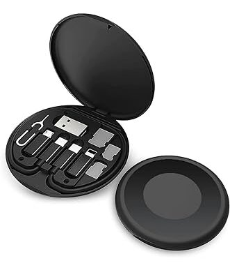 All in One 60W USB Fast Charging Travel Data Cable Set Type C, Lightening and Micro USB Port Inbuilt Mobile Stand _1