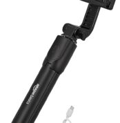 Amazon Basics Bluetooth Extendable Selfie Sticks with Wireless Remote, Light & Tripod Stand_1