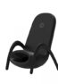 Amplifier Wireless Charger Phone Holder for Iphone Chair Shape Black_1