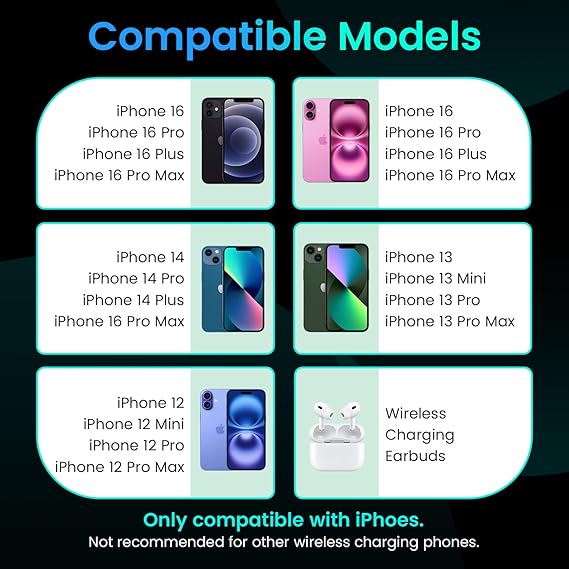 Fast Charging Wireless Charger for iPhone with Night Lamp_3