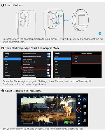 Gold Anamorphic Lens Compatible with 17mm Mount iPhone_3