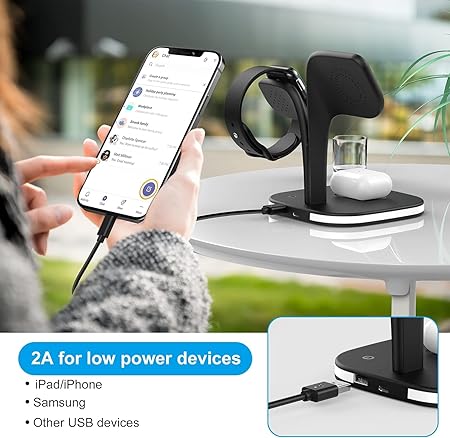 MORPICH Magnetic Wireless Charger Dock 15W Multifunctional Station_3