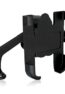 OTOROYS Metal CNC Bike Mount Holder Navigation 360 Degree Rotation Mirror Cradle for All Smartphones Bicycle, Motorcycle, Scooty (Black)_1