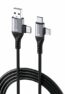 Portronics Konnect 4 IN 1 Unbreakable Nylon Braided Multi Functional Fast Charging Cable with Fast Data Transfer,Compatible with All Type C Android Smartphone & Lighting Device etc._1