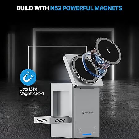 Qi2 Certified 3in1 Wireless Charger 23W MagSafe Touch to Unfold Charging Stand for iPhone_3