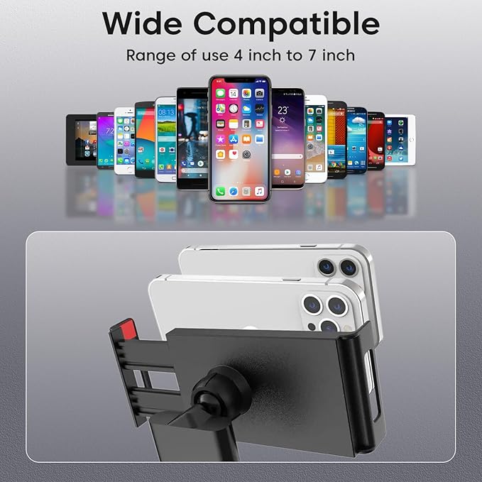 Sounce Lazy Neck Phone Holder Neck Hanging Mobile Cell Phone Stand 360 Rotating Flexible Long Arms Stand Clip Holder_2