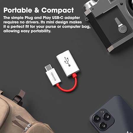Sounce USB 3.0 to Type-C OTG Cable Male-Female Adapter Compatible with All C Type Supported Mobile Smartphone and Other Devices_2