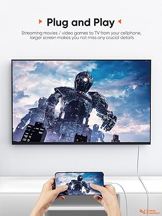 Type C Thunderbolt 3 Hdmi 4K Cable Compatible With Monitor_3